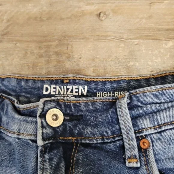 Denizen from Levi's High Rise Shorts Blue‎ Medium Wash Womens Size 2 / 26 Denim - Picture 8 of 14